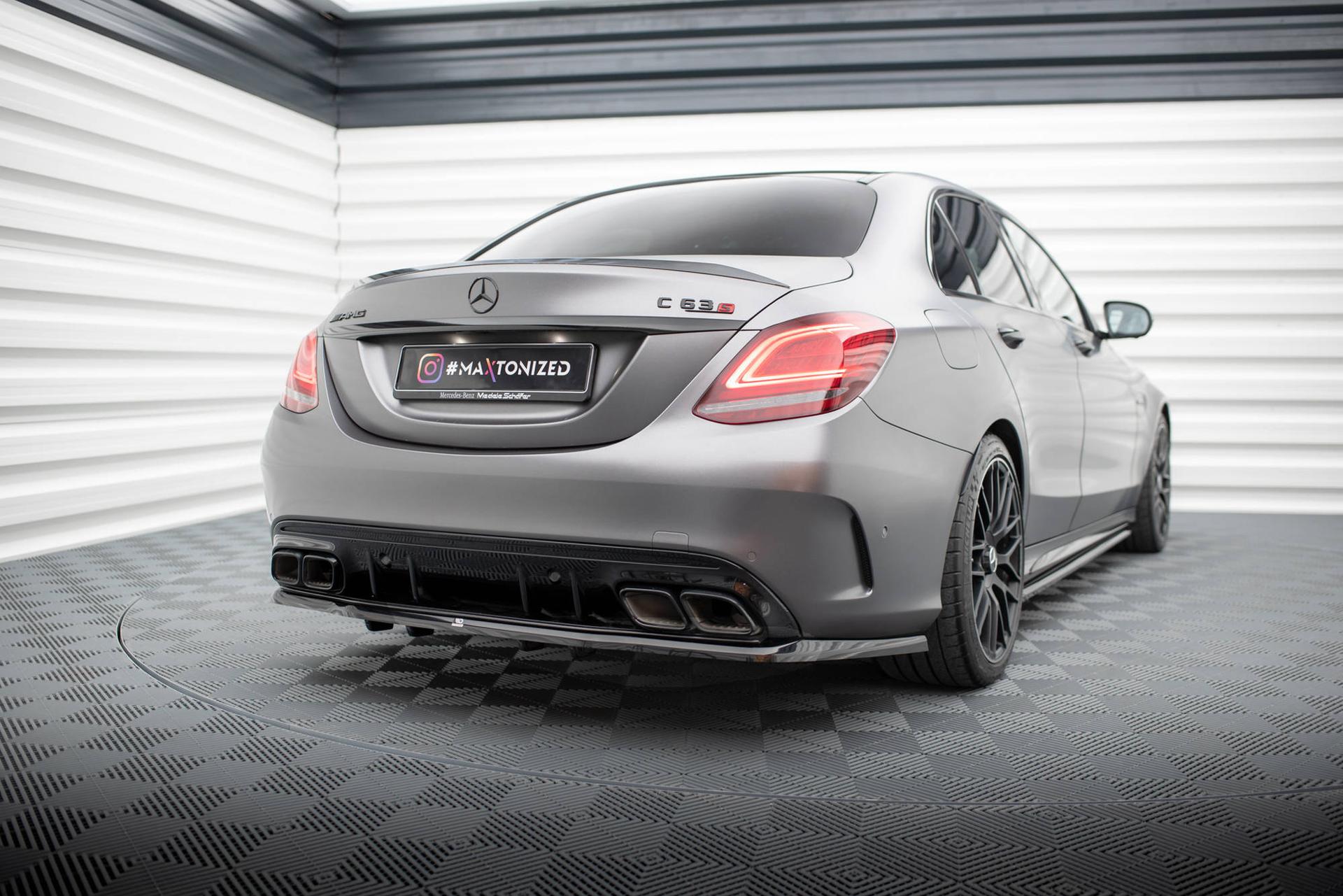Maxton Design Diffuser Mercedes-amg C63 Sedan / Estate W205 Facelift