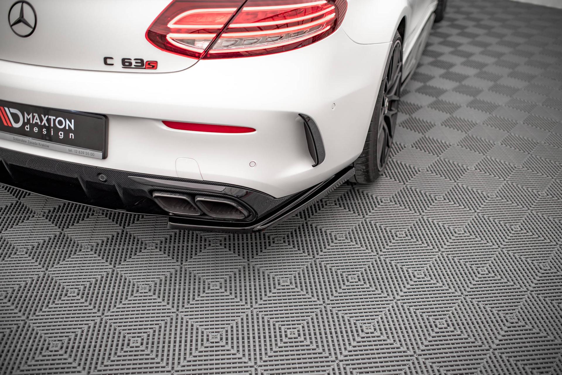 Maxton Design Splitters Mercedes-amg C 63AMG Coupe AMG Aero Pack C205 Facelift