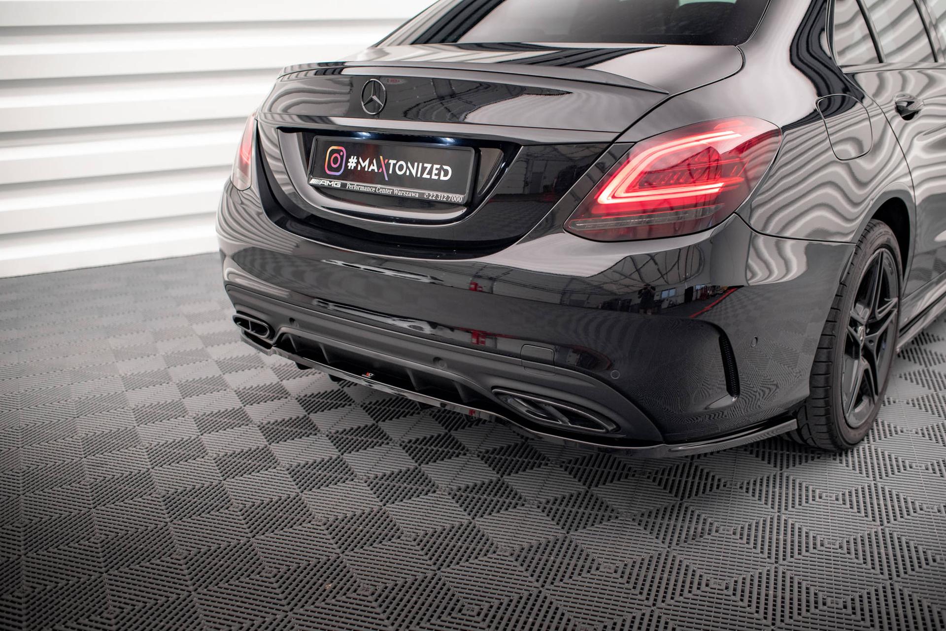 Maxton Design Diffuser Mercedes-benz C-klass Amg-line W205 Facelift