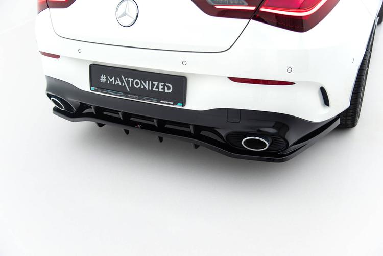 Maxton Design Diffuser Mercedes-amg CLA 35 / 45 Coupe / Shooting Brake C118 Facelift / X118 Facelift