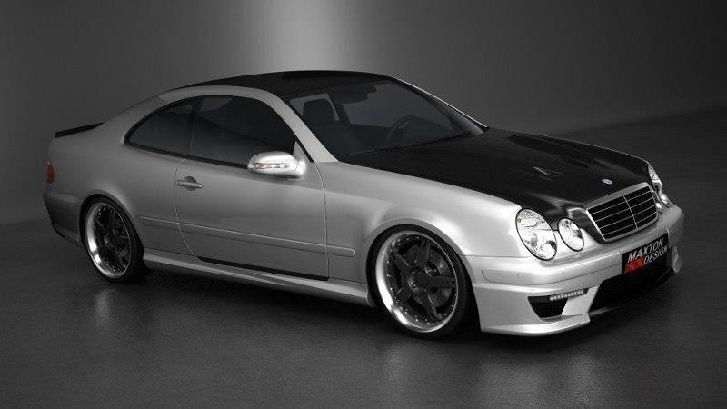 Maxton Design Sideskjørt Mercedes CLK W208