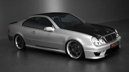 Maxton Design Sideskjørt Mercedes CLK W208