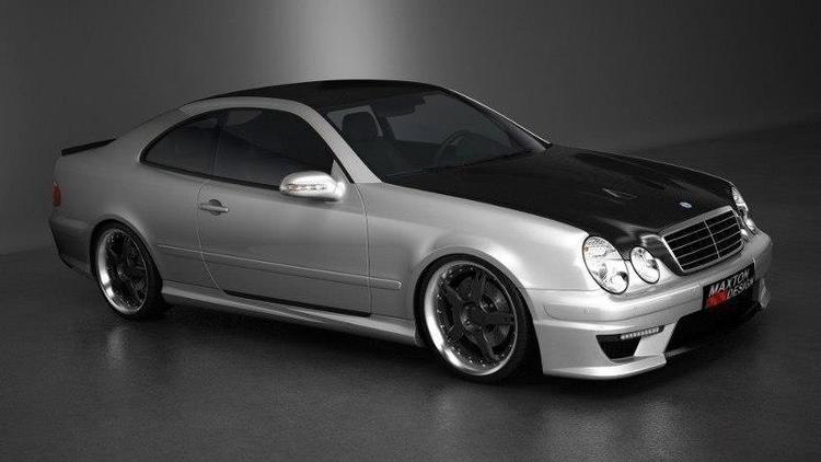 Maxton Design Sideskjørt Mercedes CLK W208
