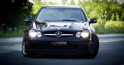 Maxton Design Karosserisett Plus bonnet Mercedes CLK W209 Black Series Look