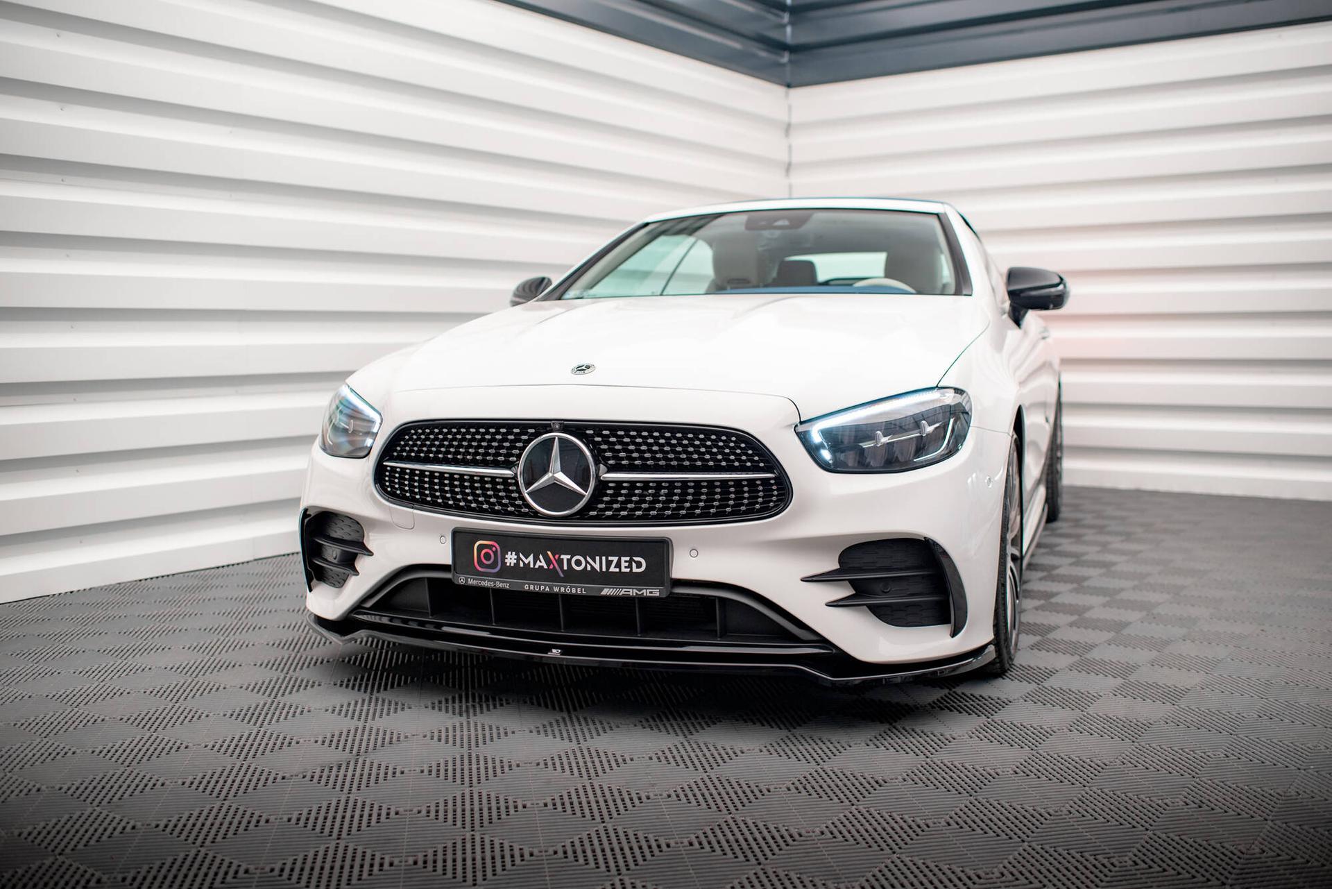Maxton Design Frontspoiler V.1 Mercedes-benz E-class W213 Coupe Facelift (C238 Facelift) / Cabriolet (A238 Facelift) Amg-line / 53 AMG
