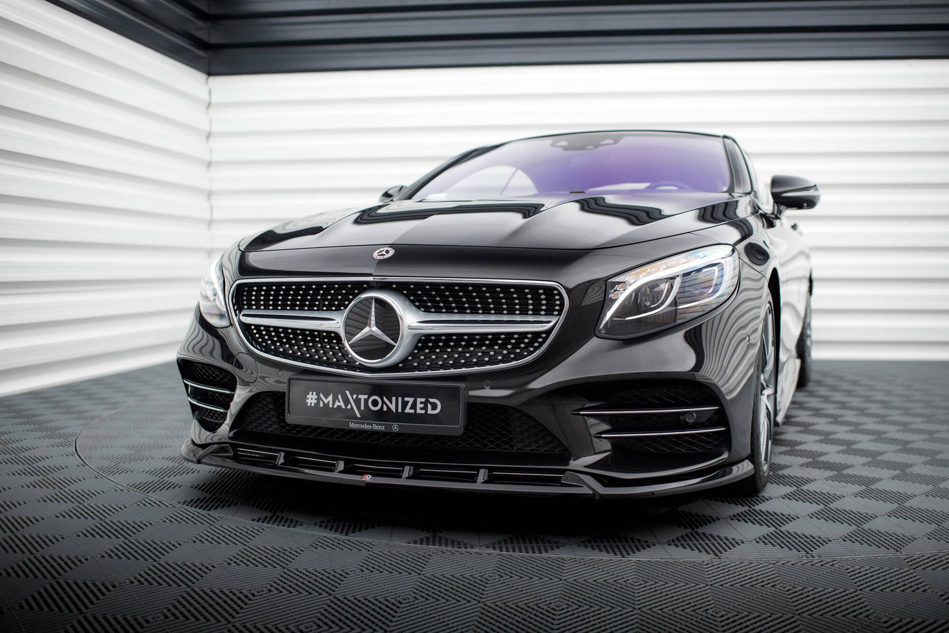 Maxton Design Frontspoiler V.2 Mercedes-benz S-klass Coupe Amg-line C217 Facelift