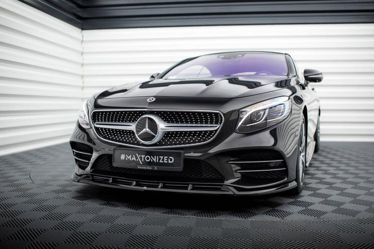 Maxton Design Frontspoiler V.2 Mercedes-benz S-klass Coupe Amg-line C217 Facelift