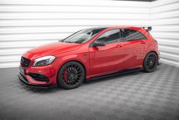 Maxton Design Sideskjørt Street Pro Mercedes-benz A-klass 45 AMG W176 Facelift