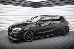 Maxton Design Sideskjørt Street Pro Mercedes-benz A-klass Amg-line W176 Facelift