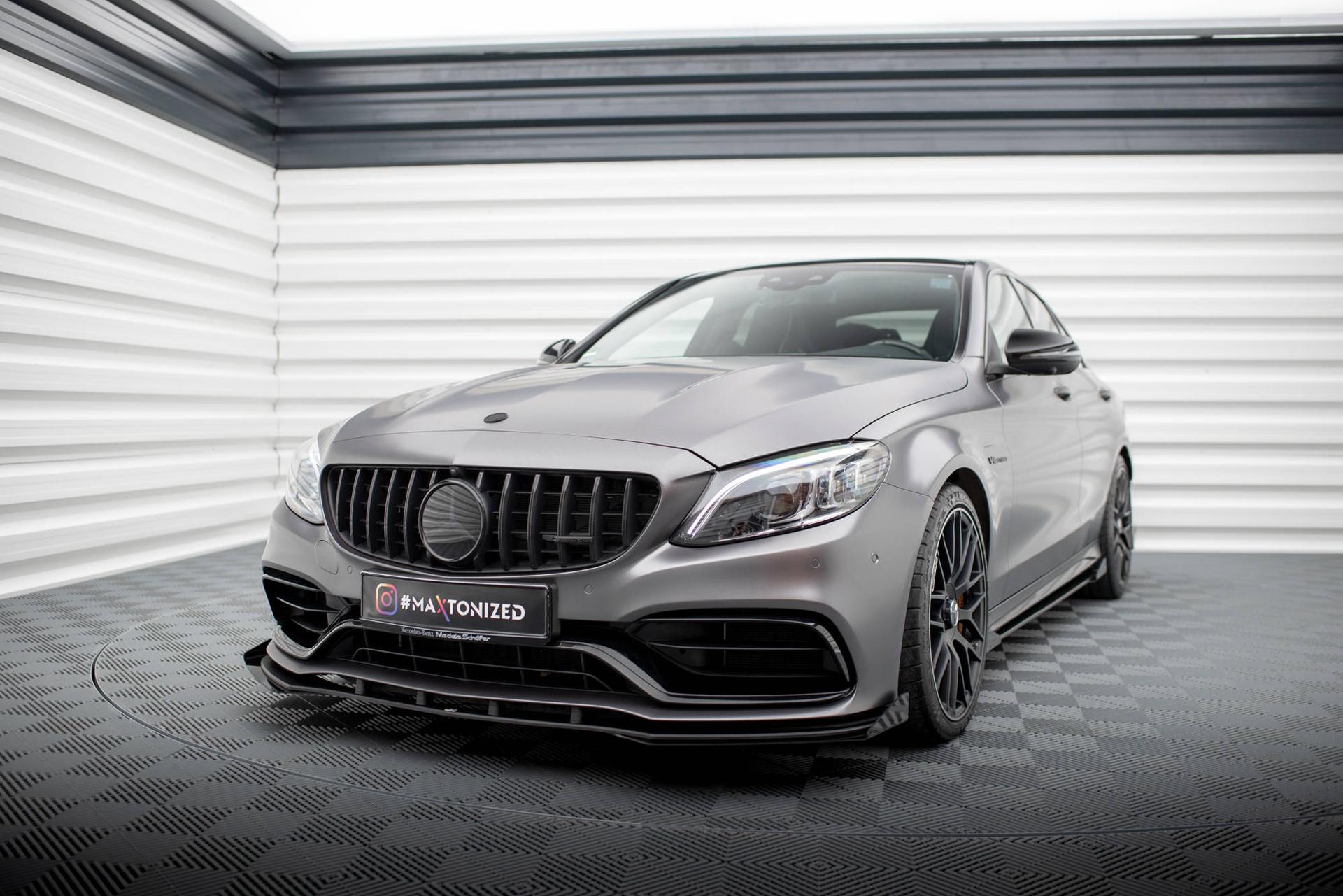 Maxton Design Frontspoiler Street Pro Mercedes-amg C63 Sedan / Estate W205 Facelift