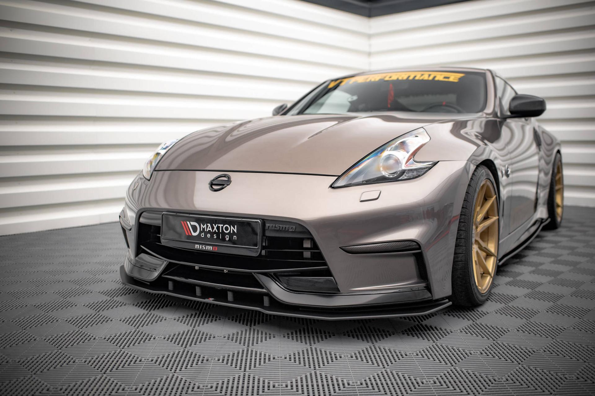 Maxton Design Front splitter Street Pro Nissan 370Z Nismo Facelift