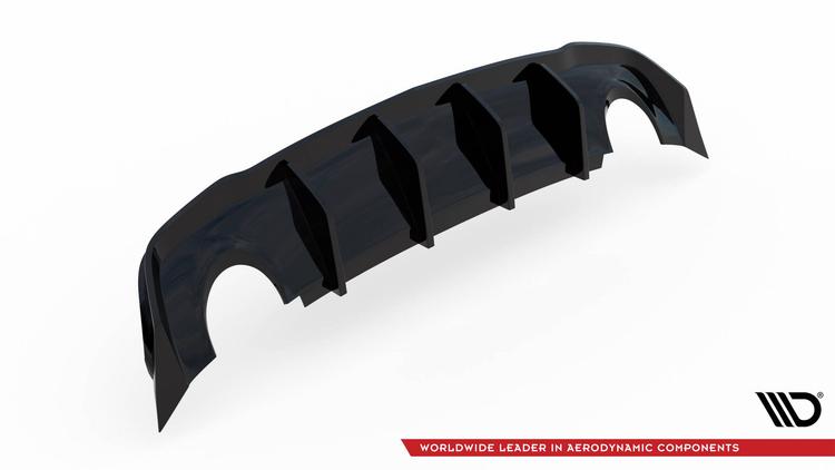 Maxton Design Diffusor Opel Astra GTC Opc-line J (version With Single Exhausts ON Both Sides)