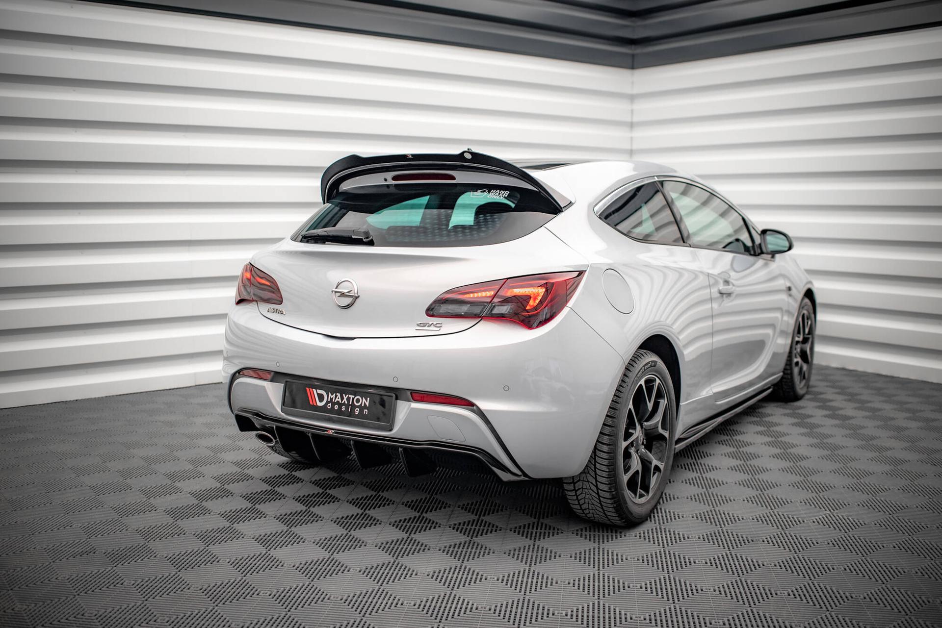 Maxton Design Diffuser Opel Astra GTC Opc-line J (version With Single Exhaust ON ONE Side)