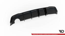 Maxton Design Diffuser Opel Astra GTC Opc-line J (version With Single Exhaust ON ONE Side)