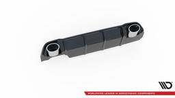 Maxton Design Diffuser Plus Exhaust Ends Imitation Peugeot 308 SW MK2 Facelift
