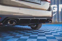Maxton Design Diffuser Plus Exhaust Ends Imitation Peugeot 308 SW MK2 Facelift