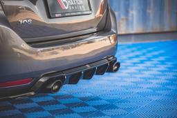 Maxton Design Diffuser Plus Exhaust Ends Imitation Peugeot 308 SW MK2 Facelift