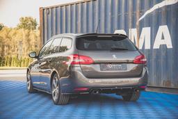 Maxton Design Diffuser Plus Exhaust Ends Imitation Peugeot 308 SW MK2 Facelift