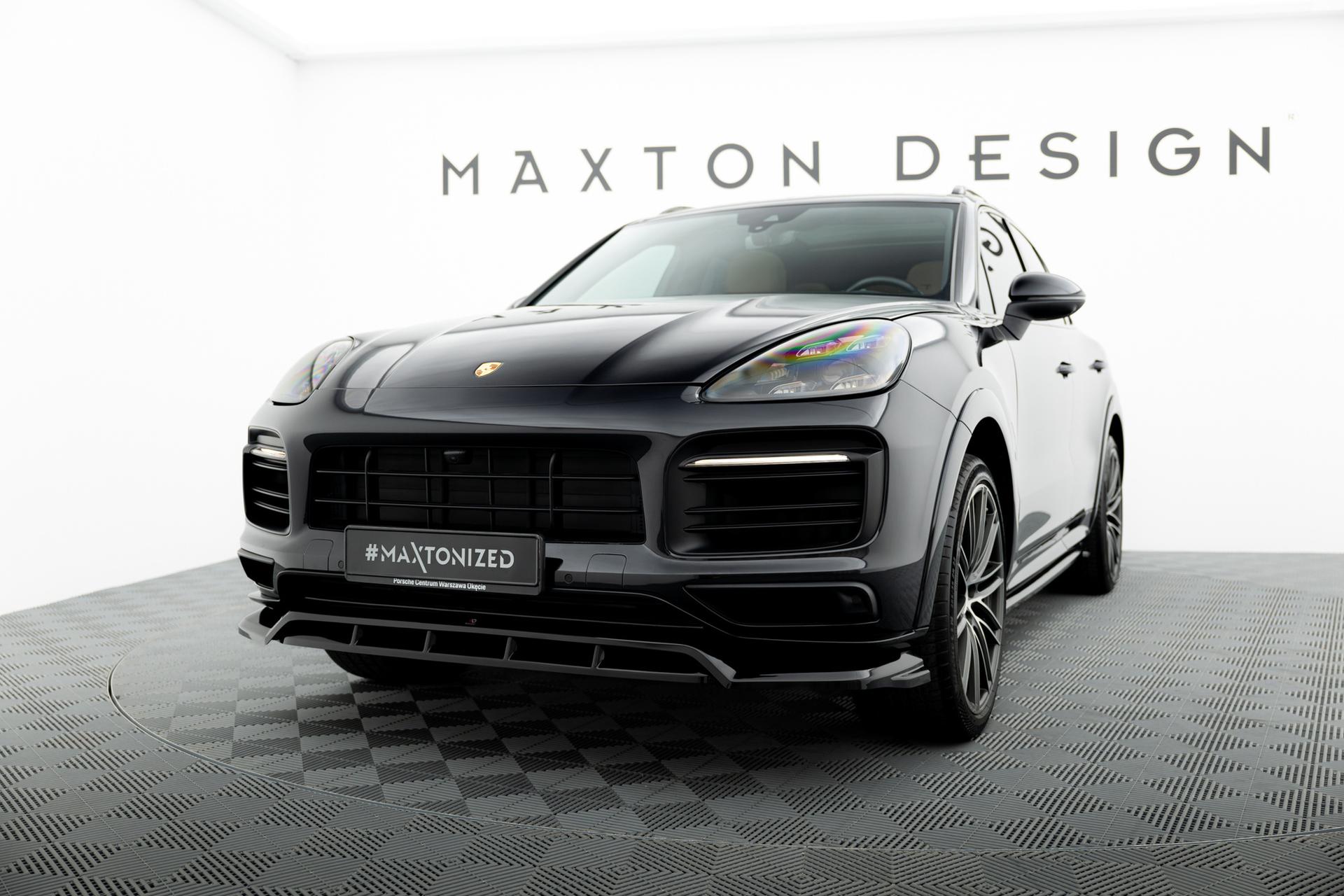 Maxton Design Frontspoiler Porsche Cayenne Sport Design MK3