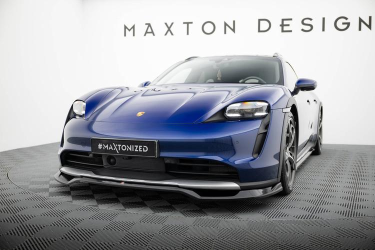 Maxton Design Frontspoiler  Porsche Taycan Cross Turismo 4S