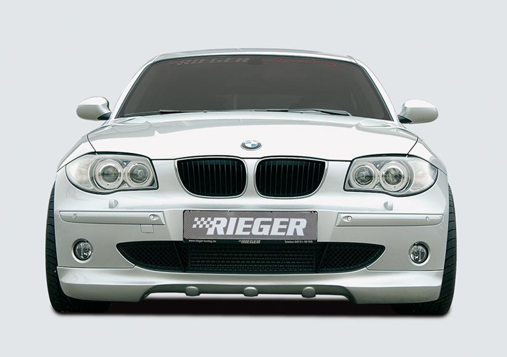 Rieger frontspoiler låg version BMW 1-series E87 187 / 1K2/1K4 2004–2007