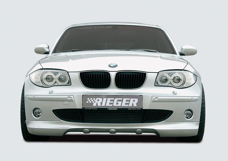 Rieger frontspoiler låg version BMW 1-series E87 187 / 1K2/1K4 2004–2007