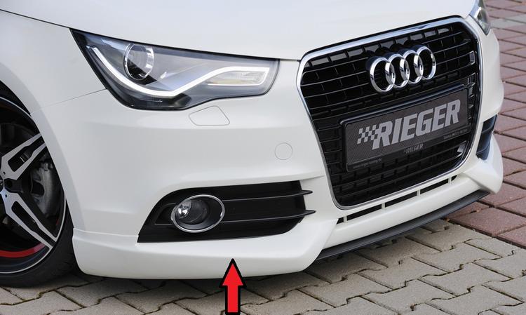 Rieger frontspoiler Audi A1 8X 2010–2014