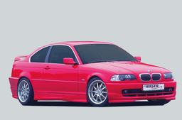 Rieger sidokjol vänster BMW 3-series E46 1998–> - 2