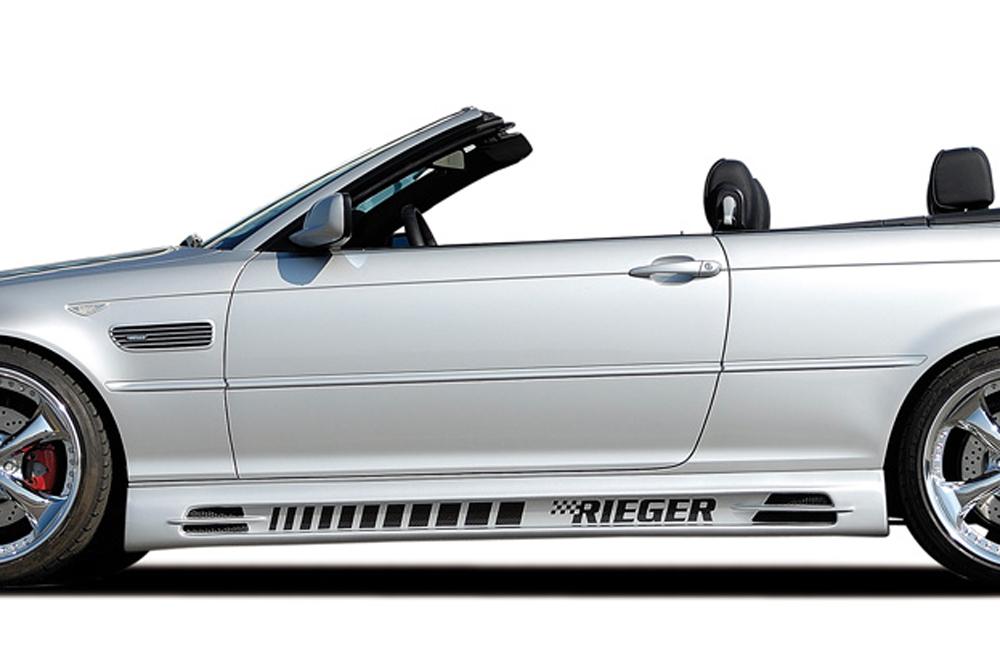 Rieger sidokjol låg modell med två öppningar 175mm vänster BMW 3-series E46 1998–>