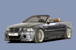 Rieger sidokjol låg modell med två öppningar 175mm vänster BMW 3-series E46 1998–> - 3