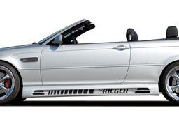 Rieger sidokjol djup modell med två öppningar 185mm vänster BMW 3-series E46 1998–>