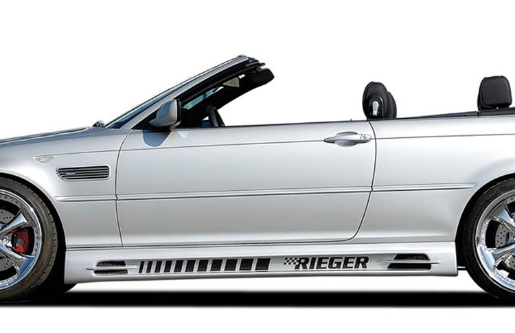 Rieger sidokjol djup modell med två öppningar 185mm vänster BMW 3-series E46 1998–>