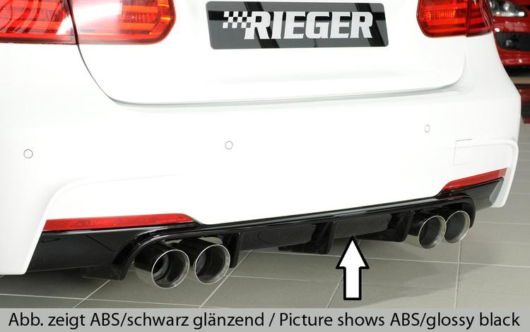 Rieger diffusor BMW 3-series F30 (3L)/BMW 3-series F31 (3K/3K-N1) 2012–>