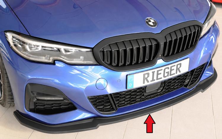 Rieger frontsplitter BMW 3-series G20 G3L / 3-series G21 G3K 2019–2022