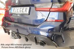 Rieger diffusor BMW 3-series G20 (G3L)/BMW 3-series G21 (G3K) 2019–2022 med dragkrok - 9