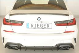 Rieger diffusor BMW 3-series G20 (G3L)/BMW 3-series G21 (G3K) 2019–2022 med dragkrok - 6