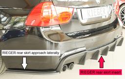 Rieger diffusor BMW 3-series E90/BMW 3-series E91 2005–> - 4