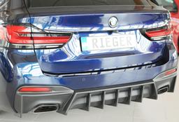 Rieger diffusor BMW 5-series G30 (G5L)/BMW 5-series G31 (G5K) 2020–> utan dragkrok - 2