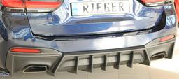 Rieger diffusor BMW 5-series G30 (G5L)/BMW 5-series G31 (G5K) 2020–> med dragkrok - 2