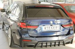 Rieger diffusor BMW 5-series G30 (G5L)/BMW 5-series G31 (G5K) 2020–> med dragkrok - 6