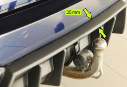 Rieger diffusor BMW 5-series G30 (G5L)/BMW 5-series G31 (G5K) 2020–> med dragkrok - 7