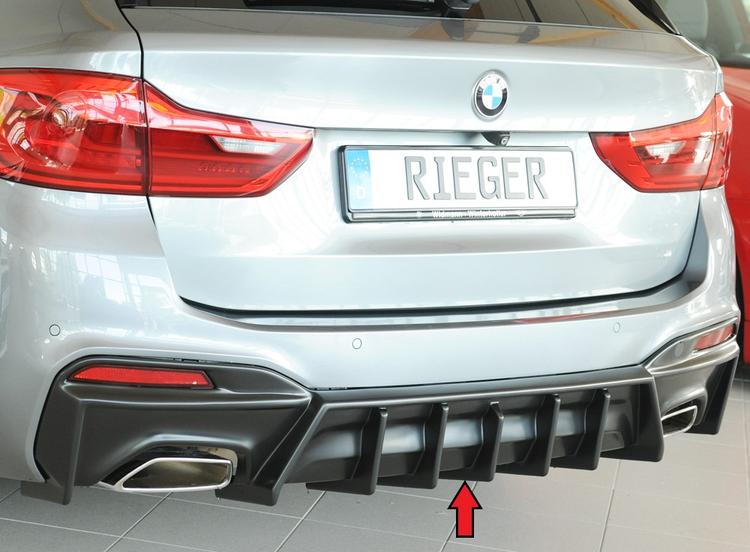 Rieger diffusor BMW 5-series G30 (G5L)/BMW 5-series G31 (G5K) 2016–2020 utan dragkrok