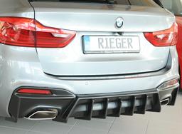 Rieger diffusor BMW 5-series G30 (G5L)/BMW 5-series G31 (G5K) 2016–2020 utan dragkrok - 2