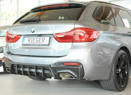 Rieger diffusor BMW 5-series G30 (G5L)/BMW 5-series G31 (G5K) 2016–2020 utan dragkrok - 6