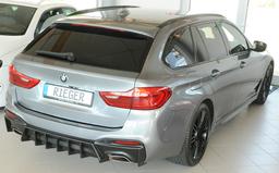 Rieger diffusor BMW 5-series G30 (G5L)/BMW 5-series G31 (G5K) 2016–2020 utan dragkrok - 8