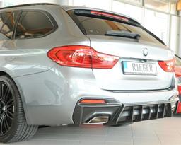 Rieger diffusor BMW 5-series G30 (G5L)/BMW 5-series G31 (G5K) 2016–2020 med dragkrok - 3