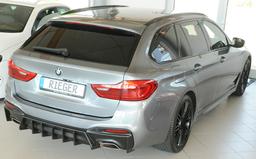 Rieger diffusor BMW 5-series G30 (G5L)/BMW 5-series G31 (G5K) 2016–2020 med dragkrok - 7