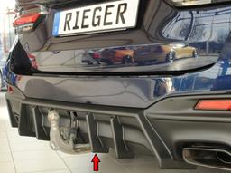 Rieger diffusor BMW 5-series G30 (G5L)/BMW 5-series G31 (G5K) 2016–2020 med dragkrok - 8