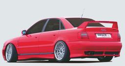 Rieger sidokjol låg modell höger Audi A4 B5 1994–2000 - 2