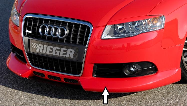 Rieger frontspoiler Audi A4 8E type B7 2004–>